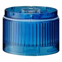 PATLITE Tower Light Module: Steady, 24V DC, Blue, 70 mm Overall Dia, 40 mm Overall Ht, LR7, LR7-E-B