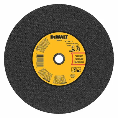 DEWALT A24R General Purpose Cut-Off Wheel - General Purpose Cut-Off Wheels for Carbon & Stainless Steel