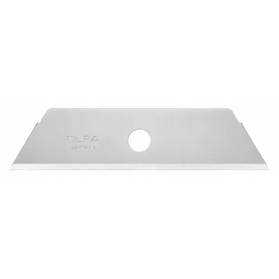 OLFA Utility Blade: 2 27/32 in Blade Lg, 3/4 in Blade Wd, 0.023 in Blade Thick - Straight-Edge Standard-Tip Replacement Utility Blades