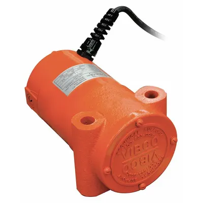VIBCO Electric Vibrator: DC Series, 400 lbf, 12V DC, 22/11 A, 7,000 vpm - Portable Electric Vibrators