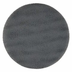9-inch diameter hook-and-loop abrasive disc with mesh backing and aluminum oxide grit. Rated at 120 grit, the coated mesh design resists clogging during drywall sanding. Compatible with DEWALT DCE800 sander. Suitable for smoothing joint compound and drywall finishes.
