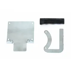 This pump handle and foot kit is a replacement assembly for Fill-Rite fuel transfer pumps. It includes the foot component and is compatible with model DF120DAN520. Used in industrial and agricultural fluid dispensing applications.