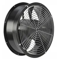 NVENT HOFFMAN Axial Fan: 9 in Dia, 3 1/2 in Dp, Aluminum, 115V AC, Lead Wires (MPN A10AXFN)