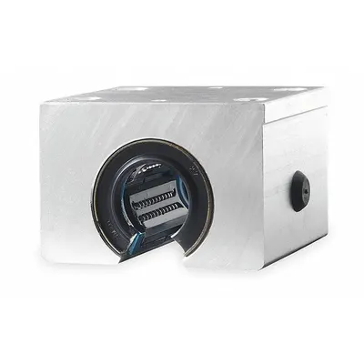 THOMSON Linear Pillow Block Bearing: Self-Aligning, Single, 1 in Inside Dia, Not Adj - Open Pillow Block Linear Ball Bearings