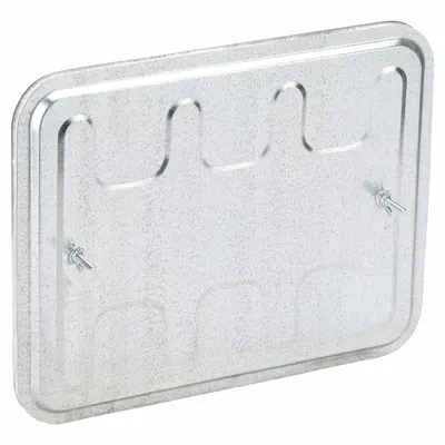 DUCTMATE Duct Access Door: 18 in x 24 in, 16 ga, Steel, Thumbscrews, 2,300°F Max Temp Rating - High-Temperature Flat Access Doors