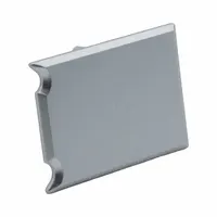 HADRIAN Headrail End Cap: Plastic, Plastic, 1 3/4 in Overall Ht, 1 1/4 in Overall Wd (MPN 627220)