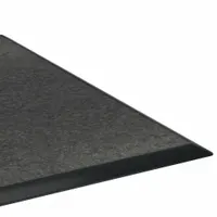 Entrance Mat: Cut Pile, Indoor, Medium, 4 ft x 6 ft, 5/16 in Thick, Polyester, Vinyl, Beveled Edge (MPN 7220-01-582-6225)