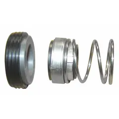 Mechanical seal for rotating equipment such as pumps and mixers. Prevents fluid leakage in industrial water, wastewater, and chemical processing systems. Standard design for general shaft sealing applications.