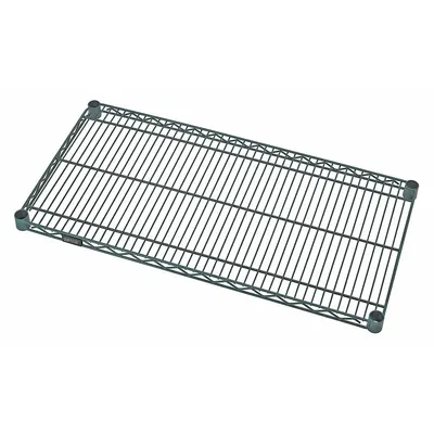 QUANTUM Wire Shelf: 72 in x 12 in, 1 Shelves, Quick-Adjust, 800 lb Load Capacity - Antimicrobial Wire Shelves for Wet & Dry Use