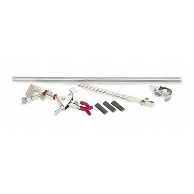 OHAUS Support Rod and Clamp Kit, Vinyl, 30400146 - Lab Clamps