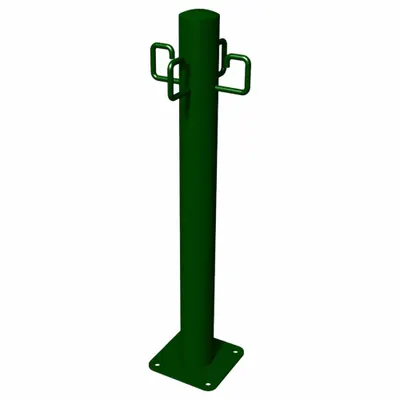 ULTRAPLAY PBARK-480-NATURAL Steel Dog Leash Post - Dog Leash Posts