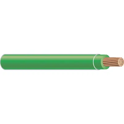 SOUTHWIRE 2 AWG THHN/THWN Copper Building Wire, 600 V, Green, 500 ft - Copper THHN/THWN Building Wires