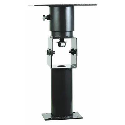Dayton Mounting Bracket, Steel, Black, 10 in L x 6 in W - Mounting Brackets