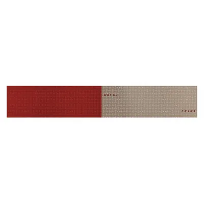 ORALITE Reflective Tape: Construction/Emergency Vehicles/Trucks and Trailers, Red/White - Vehicle Reflective Strips