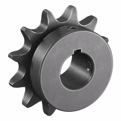 TSUBAKI Single Strand Sprocket: 50, For 5/8 in Chain Pitch, 7/8 in Bore Dia, 12 Teeth - Size 50 Fixed-Bore Roller Chain Sprockets