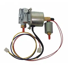 This MASTER fuel pump is a replacement component for HVACR systems, designed to transfer fuel or oil in commercial burners, boilers, and furnaces. It is compatible with manufacturer part number MH-125-OFR-A.