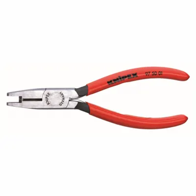 KNIPEX Crimper: Scotchlok Single Connectors, 0.4 to 1.1 mm, 155 mm Overall Lg - Pliers-Style IDC Crimpers