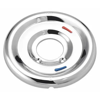 CFG Circle Trim Plate, Chrome, 168147 - Trim Parts & Decals for Bathtubs & Showers