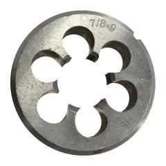 Solid component with 2-inch outer diameter and 7/8-9NC thread. Used as a replacement or repair part for compatible power tools in industrial maintenance applications.