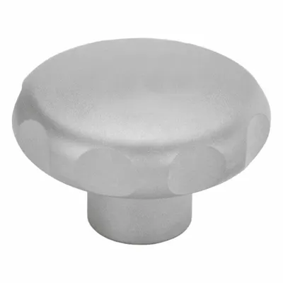 JW WINCO Corrosion-Resistant Fluted Knob with Threaded Hole, 6TCC3/E - Corrosion-Resistant Fluted Knobs with Threaded Hole