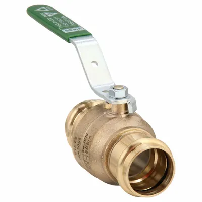 VIEGA PROPRESS 1 1/4 in Bronze Press x Press Two-Piece Ball - Bronze Ball Valves