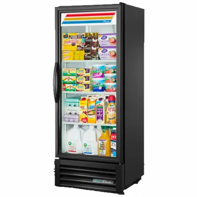 TRUE REFRIGERATION GDM-12-HC TSL01-Black Glass Door Refrigerator Merchandiser - Glass Door Refrigerator Merchandisers