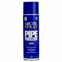 Replacement canister for pipe freezing systems. Freezes water in steel pipes to form an ice plug, enabling repair or maintenance without draining. Minimum pipe size 3/8 in. Freeze time as little as 2 minutes, typical 15-20 minutes