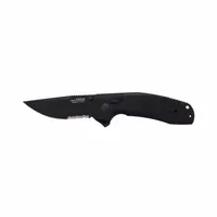 This assisted-opening folding knife has a fiberglass construction with a 3 1/2 in closed length and 6 1/2 in overall length. It is designed for cutting tasks in industrial maintenance, construction, and field service, suitable for cutting rope, strapping, and packaging materials