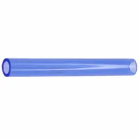 This polyurethane tubing is 25 ft long with a 1/2 in inner diameter and 3/4 in outer diameter. It has a Shore A 98 hardness and a maximum operating pressure of 140 psi at 70°F. The clear blue tubing is suitable for pneumatic lines, fluid transfer, and instrumentation in industrial automation and material handling