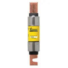 Class RK1 time-delay blade fuse rated 350 A at 250 V AC and 250 V DC. Non-indicating design from the LPN-RK-SP series. Suitable for overcurrent protection in industrial motor circuits, feeders, and branch circuits requiring time-delay characteristics to accommodate high inrush currents.