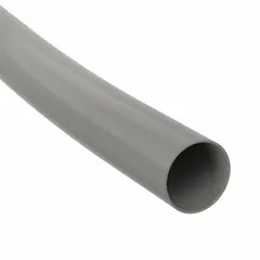 AFC 6000 Series liquid-tight corrugated conduit in gray, 1-1/4 in trade size, supplied in 100 ft nominal length. Constructed of abrasion-resistant plastic for protecting wiring in environments where exposure to moisture, oils, and physical wear is a concern. Suitable for industrial wiring applications requiring flexible, liquid-tight conduit.