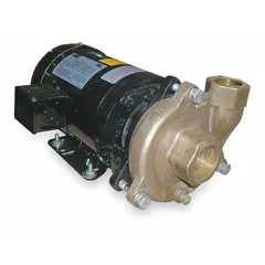 This straight centrifugal pump is designed for water transfer, irrigation, and industrial fluid circulation. It features a TEFC motor enclosure for dusty or outdoor environments, operates on 230/460V AC, delivers a maximum head of 72 ft, and has a 1 1/2-inch intake and 1 1/4-inch discharge.