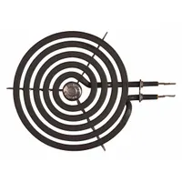 This GE burner element is a replacement part for GE ovens, providing the heating surface for baking and broiling. It is used in residential and commercial kitchen maintenance to restore oven functionality