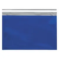 Metallic-finish envelope designed for professional mailing and business correspondence. Measures 9-1/2 x 12-3/4 inches in blue. Suitable for marketing materials, invitations, or important documents. Pack of 250