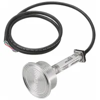 Sanitary pressure transmitter with a 30 to 0 to 30 in Hg/psi range and 4 to 20mA DC output. Accuracy is ±1% of full scale. Stainless steel fitting. NEMA 4X rated. Suitable for hygienic pressure measurement in food, beverage, pharmaceutical, and bioprocessing pipelines