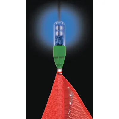 GORILLA Warning Whip Light: LED, Solid, 2.4 to 12 W, Blue, 3/4 in Ht, 1 in Wd (MPN WLFS.4LED.B) - Fleet and Vehicle Maintenance