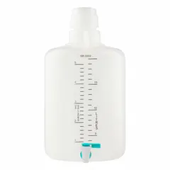 APPROVED VENDOR 13.21 gal LDPE Round Carboy with Spigot, 376 mm Body Dia, 2 Handles, Bottom Dispensing