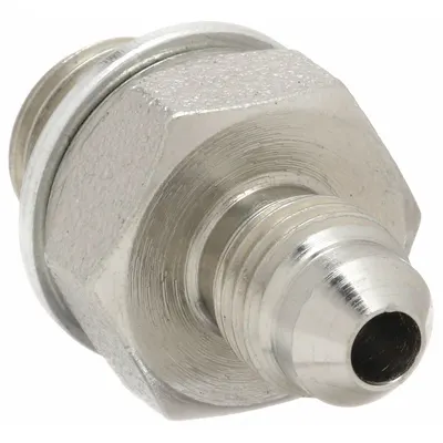 ADAPTALL Hydraulic Hose Adapter: 1/4 in x 1/4 in Fitting Size, Male x Male, NPTF x NPTF - NPTF-to-NPTF Steel Hydraulic Hose Adapters