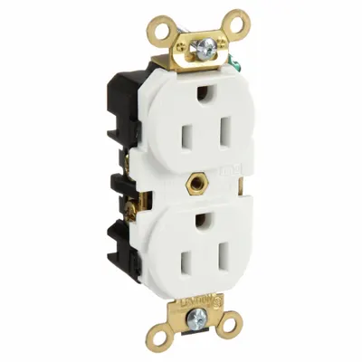 LEVITON 5262-W Duplex Receptacle - General Purpose Receptacles