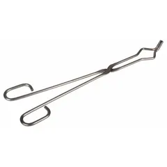 Crucible Tongs, 18 in Overall Length, T302/304 Stainless Steel, Uncoated, 1/4 in Wire Size
