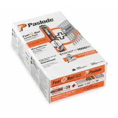 These steel framing nails feature an offset round head, ring shank, and diamond point for secure fastening in wood framing, sheathing, and decking applications. Tape collation enables rapid loading in compatible pneumatic nailers. Pack of 1,000 nails, each 2-3/8 inches long.
