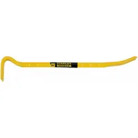 High Visibility Wrecking Bar: Claw End, 24 in Overall Lg, 3/4 in Bar Wd, 1 3/4 in End Wd, T No, ASME (MPN 55-102)