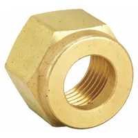 This double-ferrule brass compression fitting from the A-Lok(R) series is designed for creating leak-tight connections in tubing systems. With a 3/4" thread size, it is compatible with Swagelok fitting brands and suitable for instrumentation, hydraulic, and pneumatic lines requiring reliable sealing under pressure