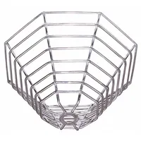 This stainless steel guard is designed for indoor wall-mounted smoke detectors, providing protection against vandalism and accidental damage. It features a flush mount design with an overall depth of 8 1/4 inches and includes mounting hardware. The silver finish suits various commercial and institutional environments