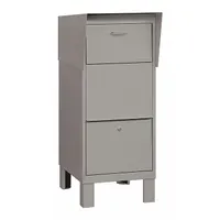 Courier Box: Not USPS Master Lock Compliant, 1 Doors, Vertical, 49 in H x 20 in W x 26 in D (MPN 4975PRM)