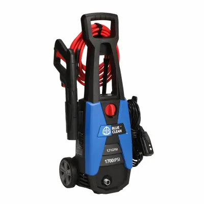 AR BLUE CLEAN Electric Pressure Washer: Cart, 120 V – Single-Phase, 1,700 psi, 1.1 gpm - Cold Water Pressure Washers