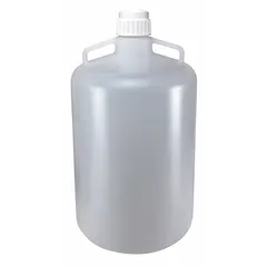 APPROVED VENDOR Round Carboy, 50 L, Autoclavable, 83 mm Screw Cap