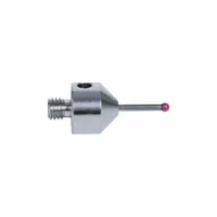 INSIZE M5 Stylus: CMM Straight Stylus, Ball, Straight, 0.2 in Ruby Ball Tip, M5 Stem Thread Size (MPN ISQ-50-075)