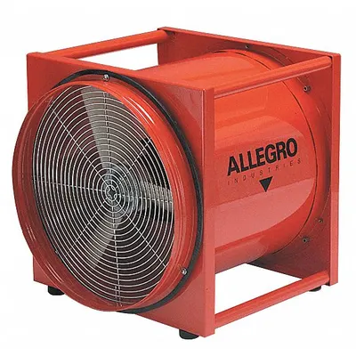 ALLEGRO 9525-50 Axial Fan, 20 in Duct, 2 hp, 120/240 V AC - Axial Fans & Blowers