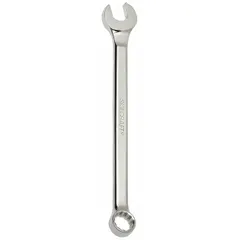 Alloy steel construction with chrome finish. 5/16 in 12-point offset head on a 5 3/4 in overall length. Used for tightening or loosening SAE fasteners in mechanical assembly and maintenance tasks.